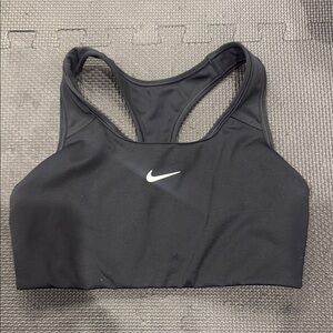 Nike Black Sports Bra Moisture-Wicking Racerback